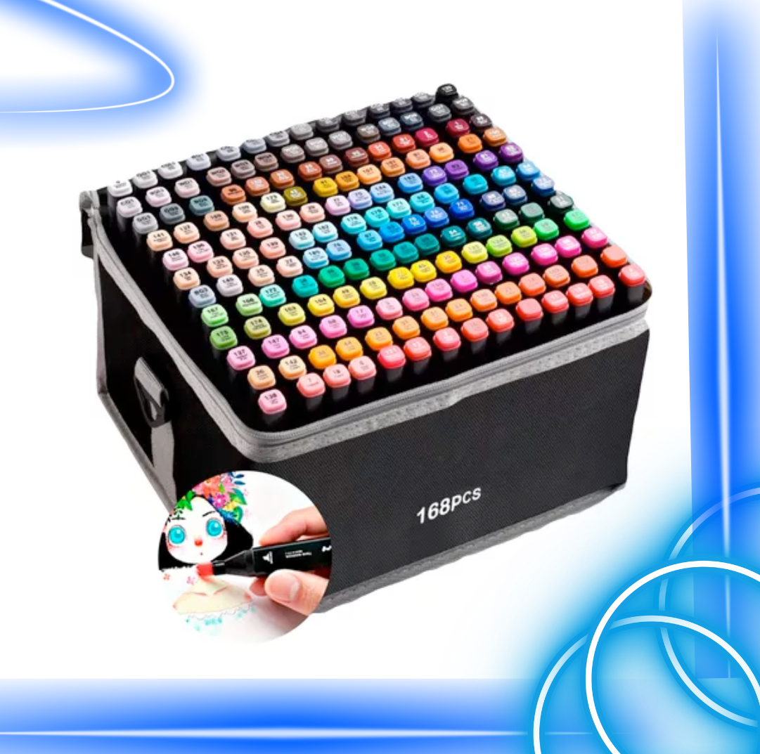 Miniatura 3 de Kit De Marcadores De 168 Pcs Rotuladores